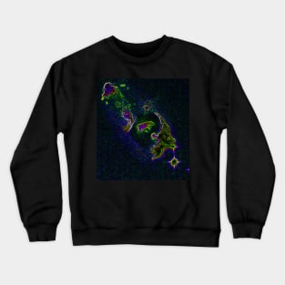 Black Panther Art - Glowing Edges 159 Crewneck Sweatshirt